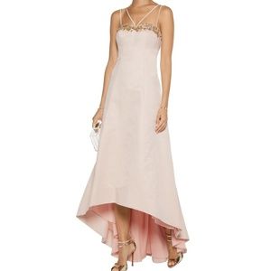 NWT Marchesa Notte High-Low Pink Gown Dress